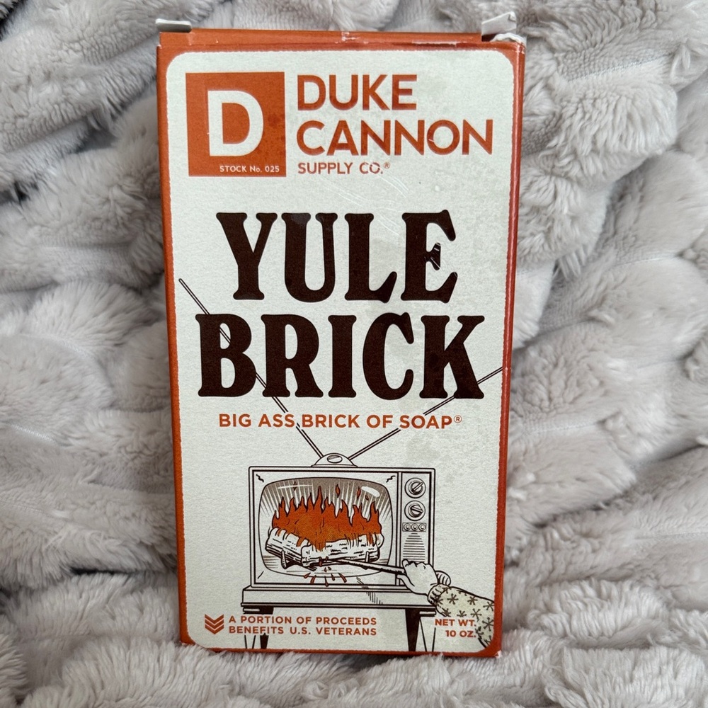 Duke Cannon Yule Brick Soap - Orange and White
